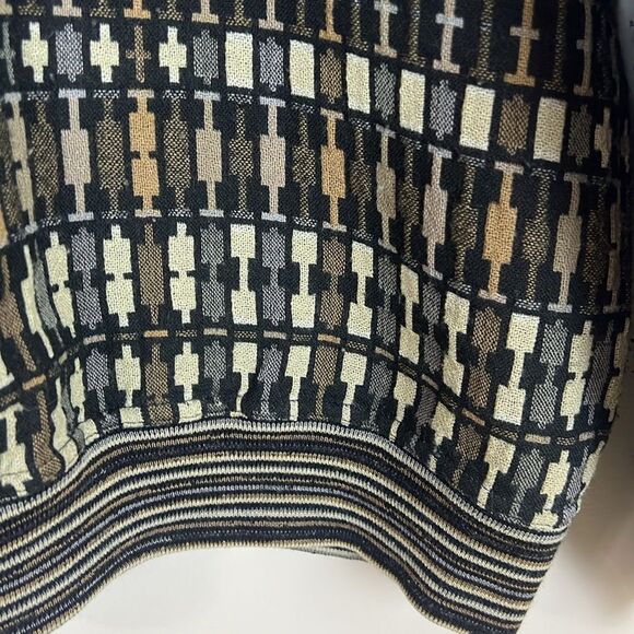 Vintage Jhane Barnes 80s 3D Geometric Coogi Wool Blend Textured Sweater Mens Med - Picture 4 of 8